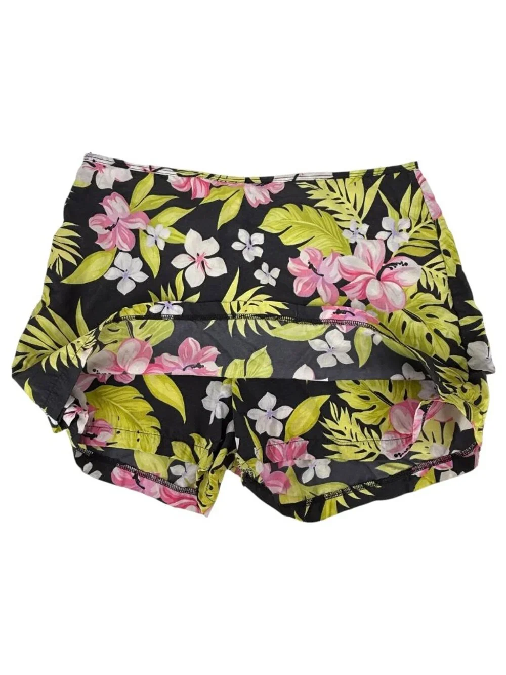 Catalina Womens Swim Bottom Skort Size 12 14 Skirt Short Hawaiian Print Damage - Picture 2 of 8